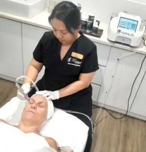 Microdermabrasion improves the appearance of sun damage, wrinkles, fine lines, age spots, enlarged pores, & acne scarring, using Dermalogica products.